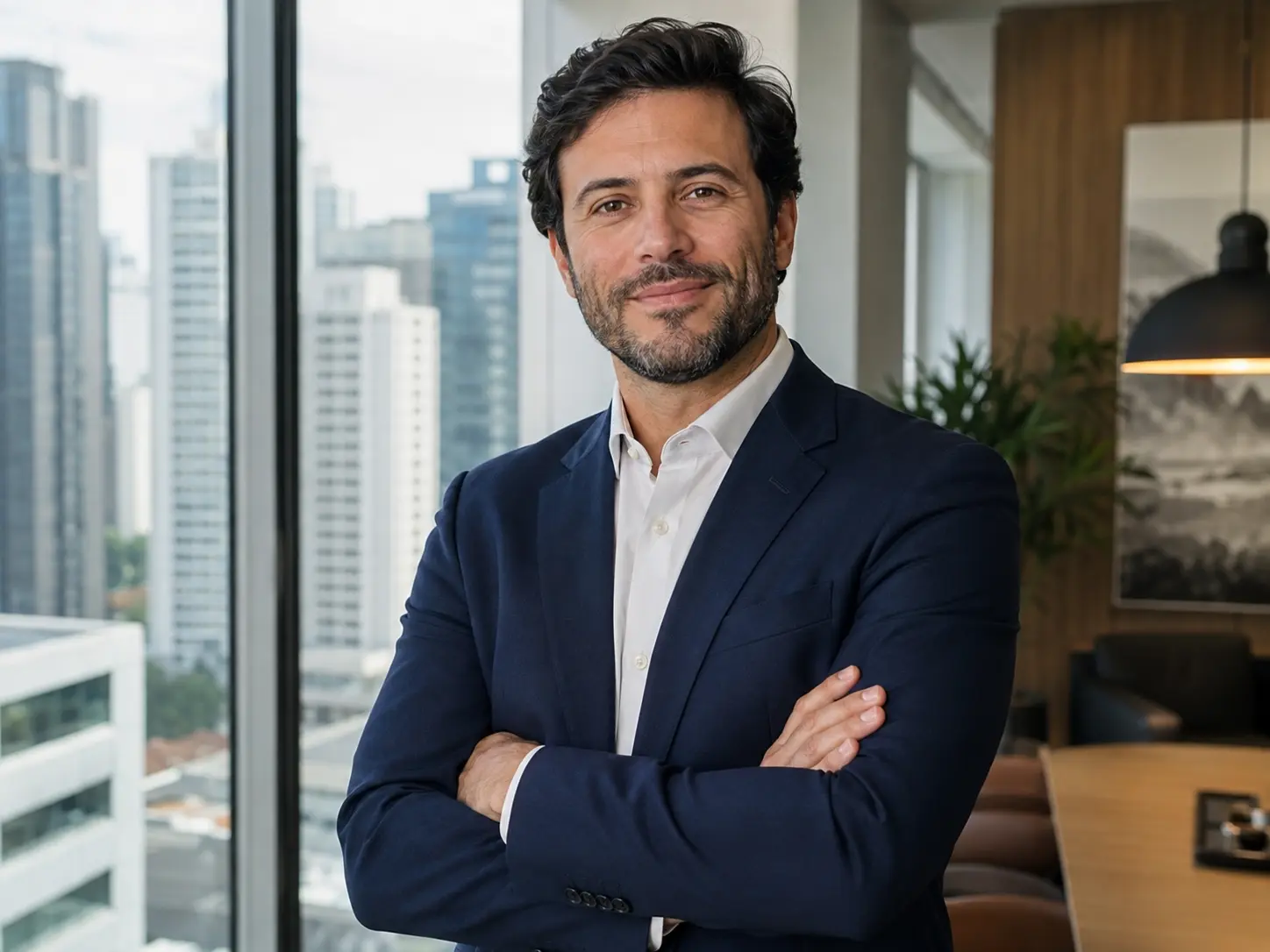 Retrato executivo em escritório